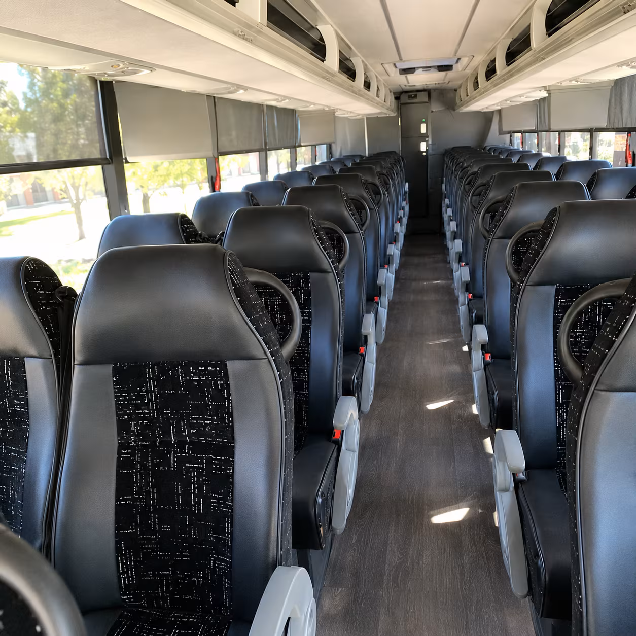 40-56 Passenger Charter Bus Interior