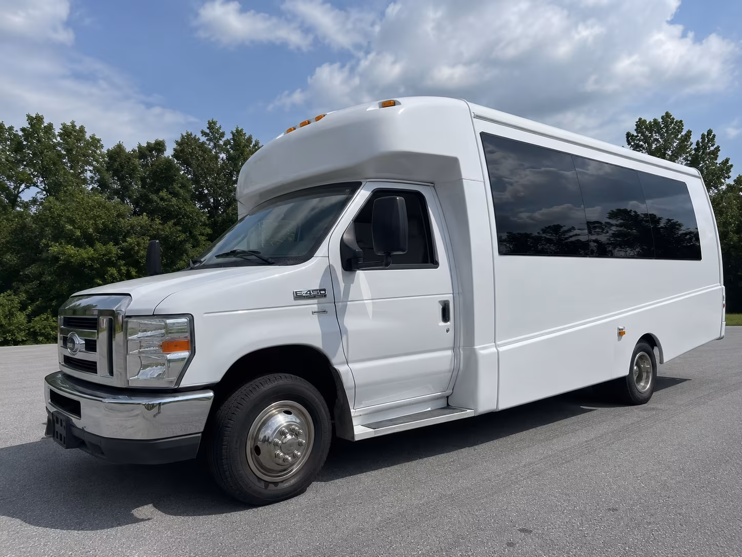 Passenger seating aboard a party bus rental serving Salem