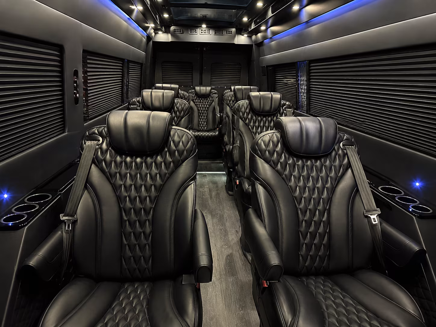 Salem Airport Shuttle & Transportation party bus interior