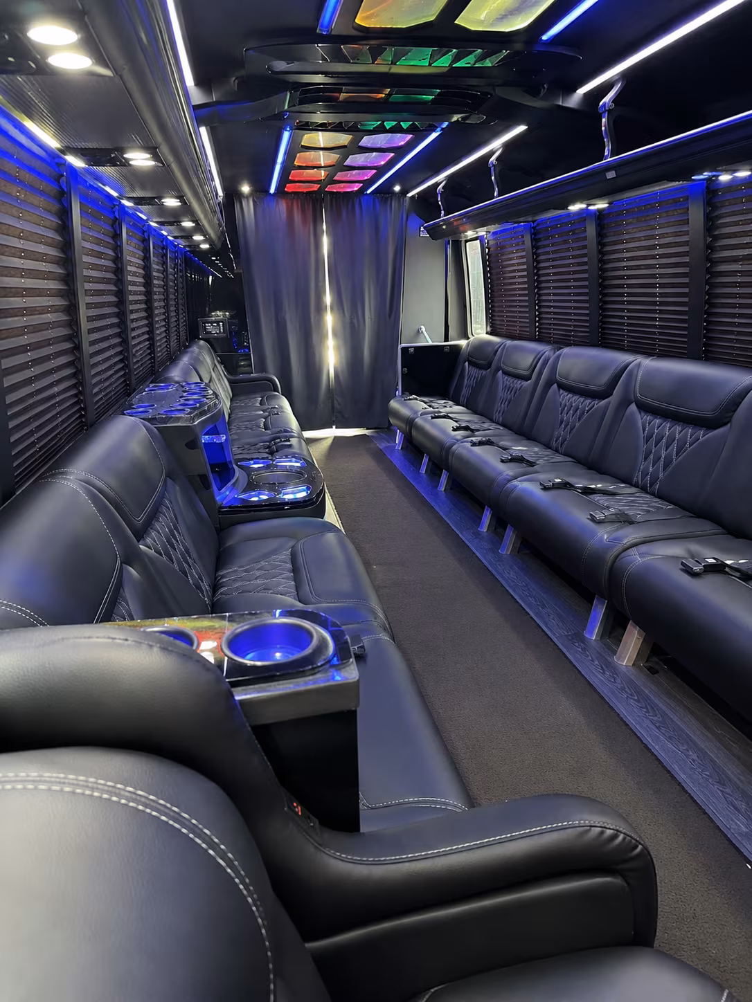 Salem Birthday, Sweet 16, & Quinceañera Transportation party bus exterior