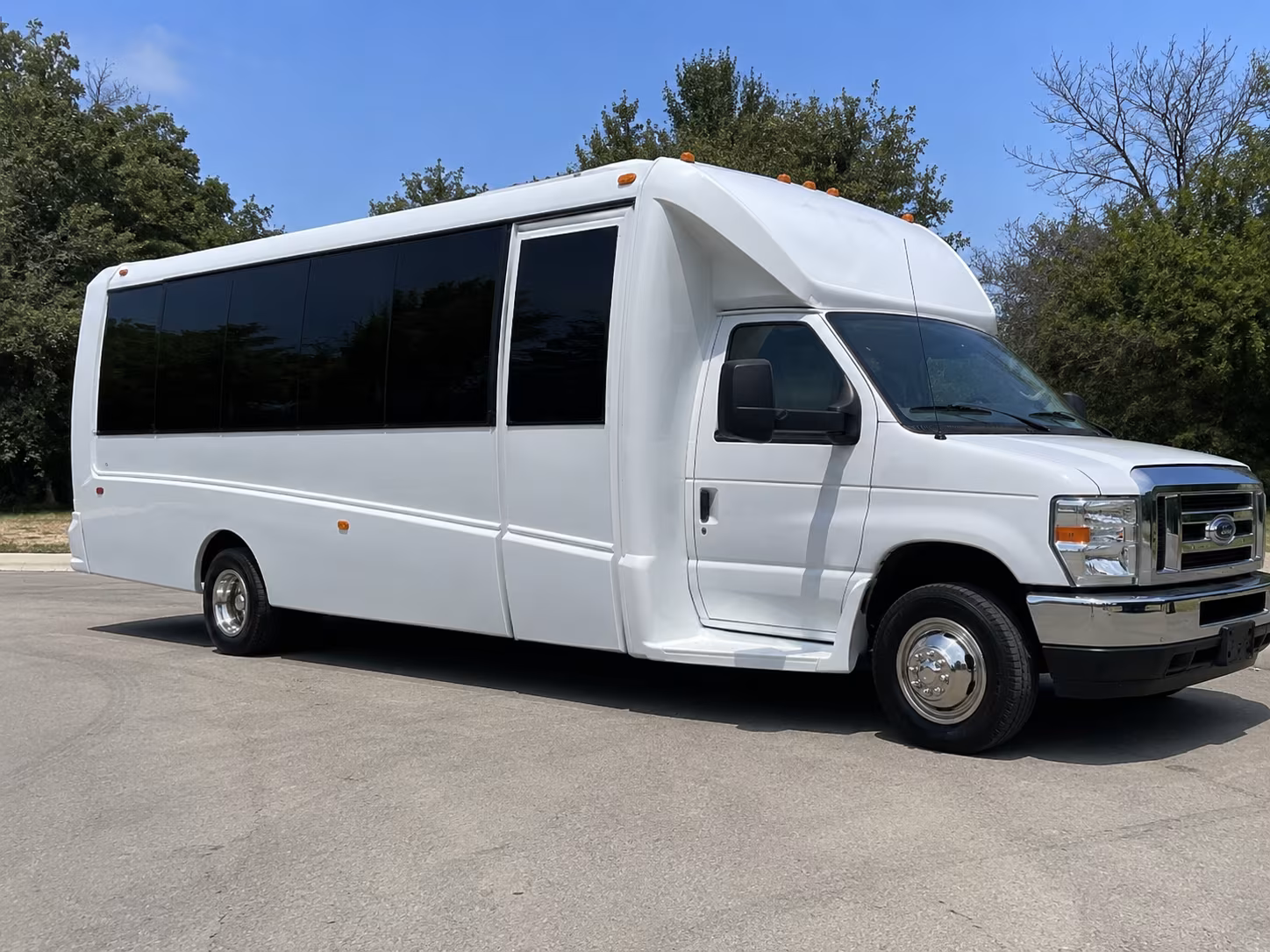 Salem Private Event Transportation party bus exterior