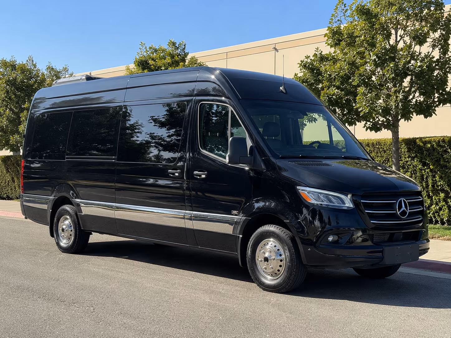 Salem School Event Transportation party bus exterior