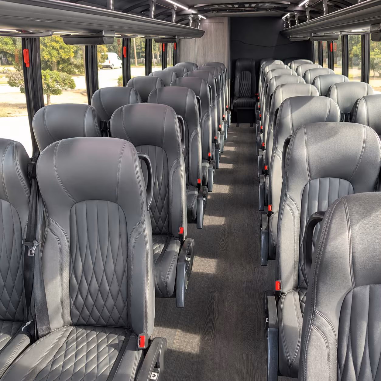 Salem School Event Transportation party bus exterior