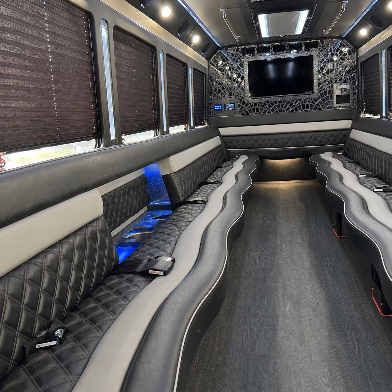 Salem Sporting Event Transportation party bus exterior