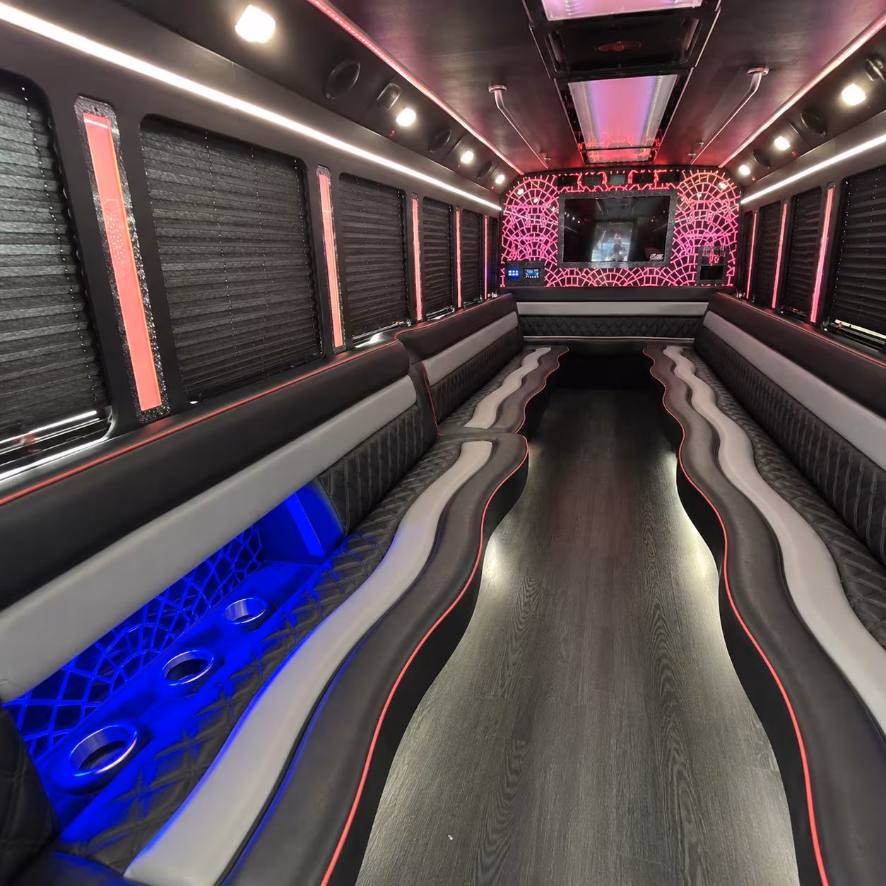 Salem Sporting Event Transportation party bus exterior