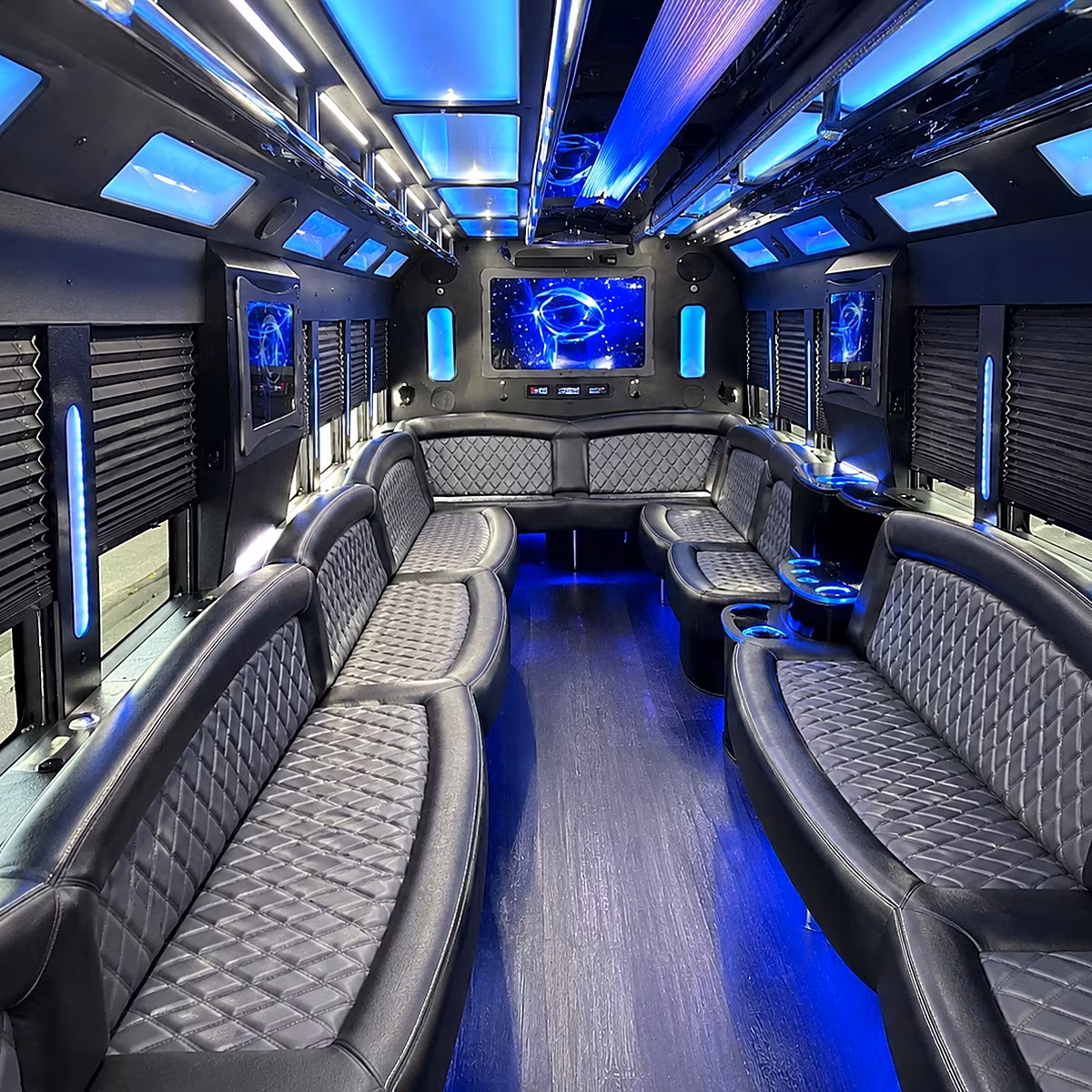 Salem Sporting Event Transportation onboard seating