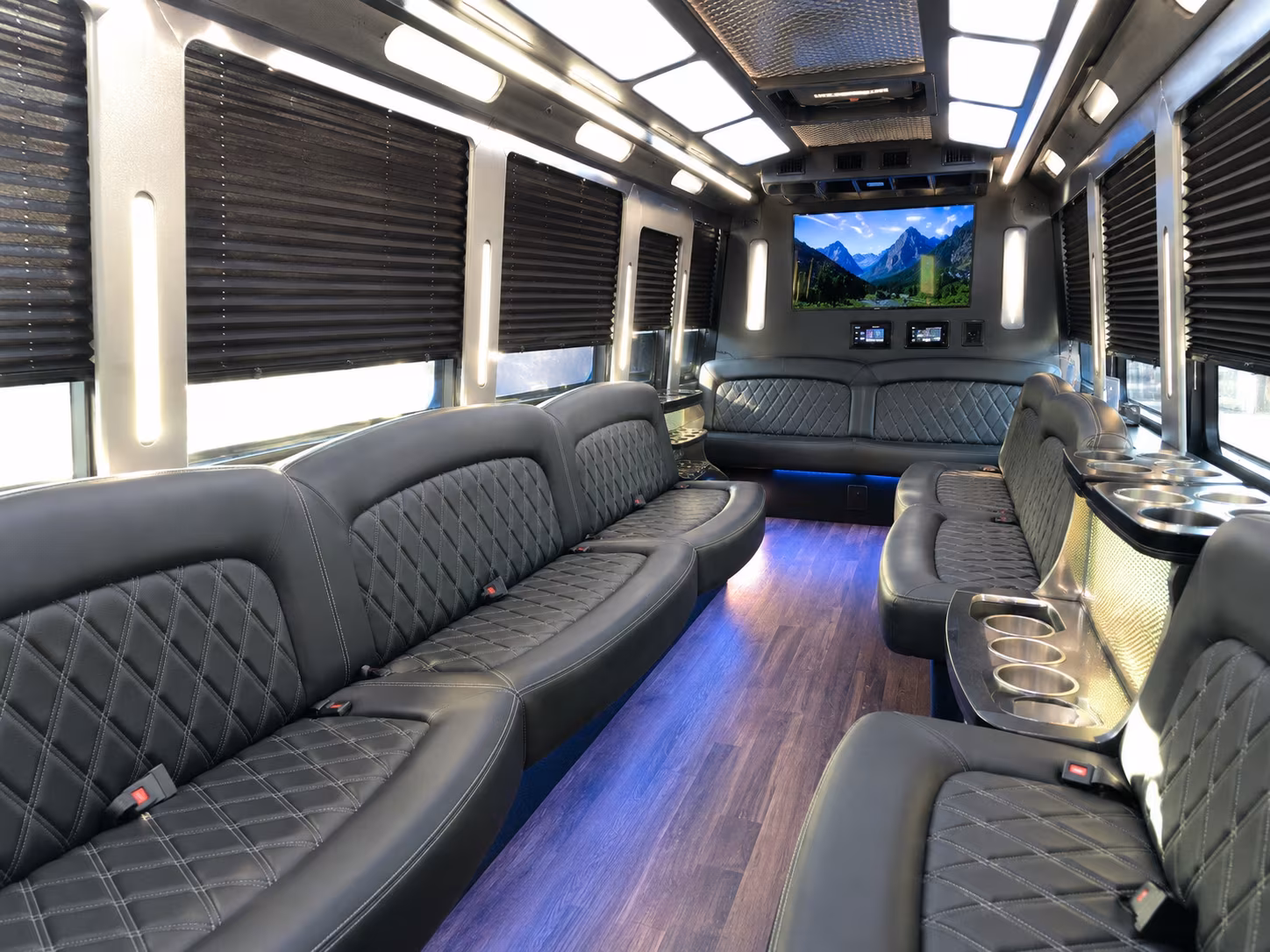 Salem Wedding Transportation party bus exterior