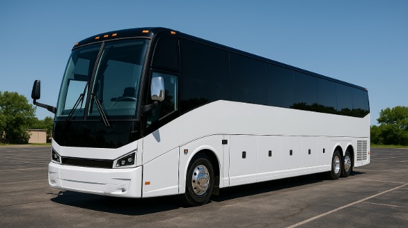 Exterior of Charter Bus Company Corvallis's 40 Passenger Party Bus in Corvallis