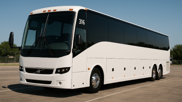 Exterior of Charter Bus Company Salem's 45 Passenger Charter Bus in Salem