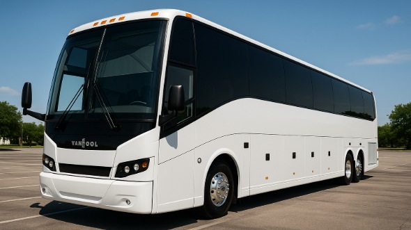 Exterior of Charter Bus Company Salem's 54 Passenger Charter Bus in Salem